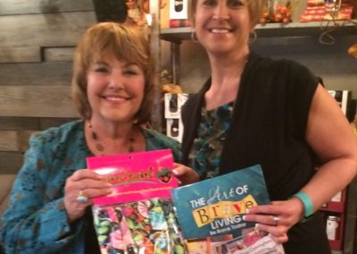 "The Art of Brave Living" Book Signing and Celebration: (L-R) Charlotte Canion, Diane Cunningham